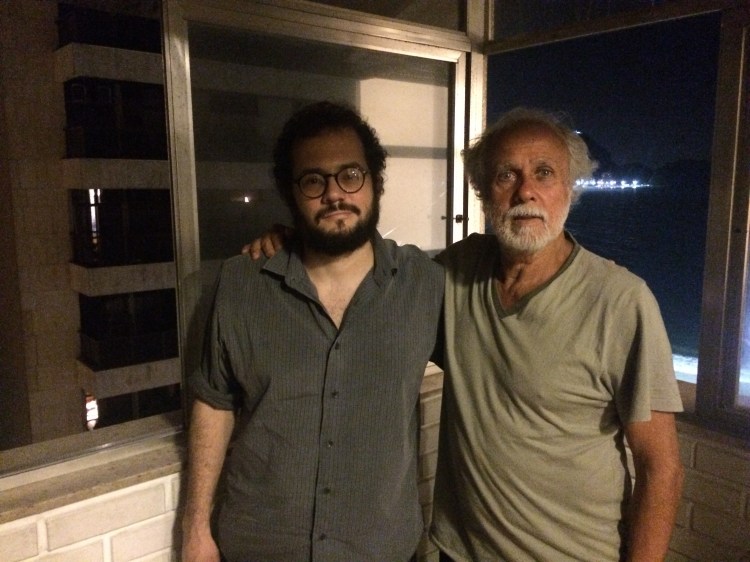 Lucio Branco e Afonsinho, agosto de 2015, Copacabana [foto: paulo silva jr]